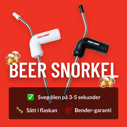 Beer Snorkel Black