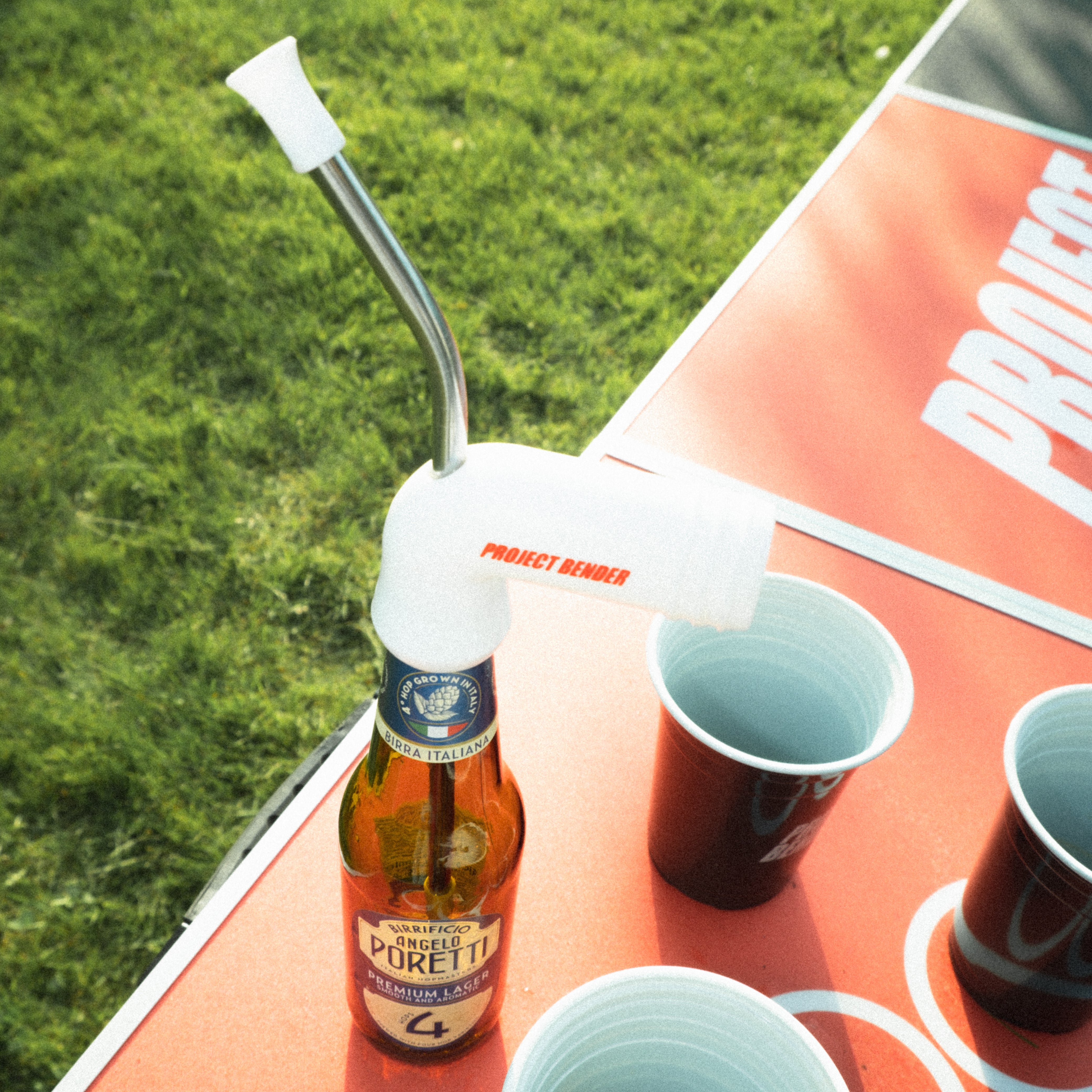 Beer Snorkel White