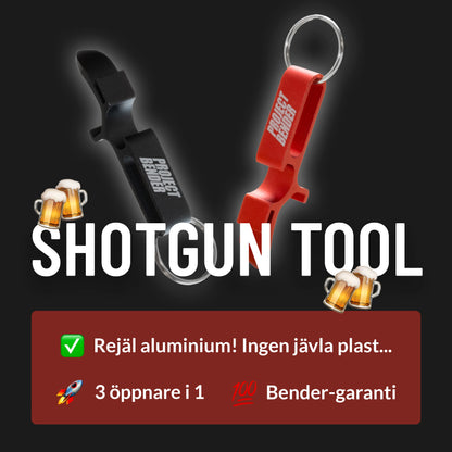 Shotgun Beer Tool Black