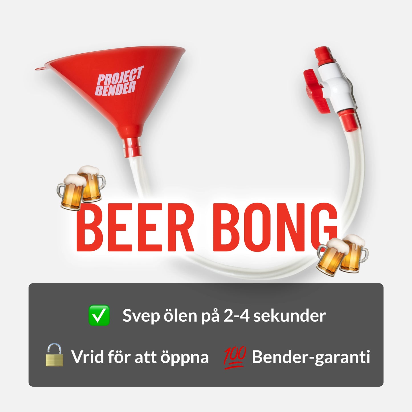 Beer Bong Red